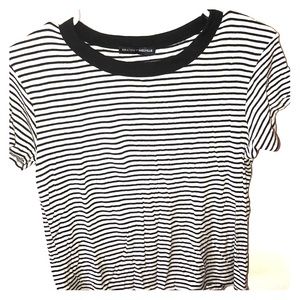 Brandy melville striped tee